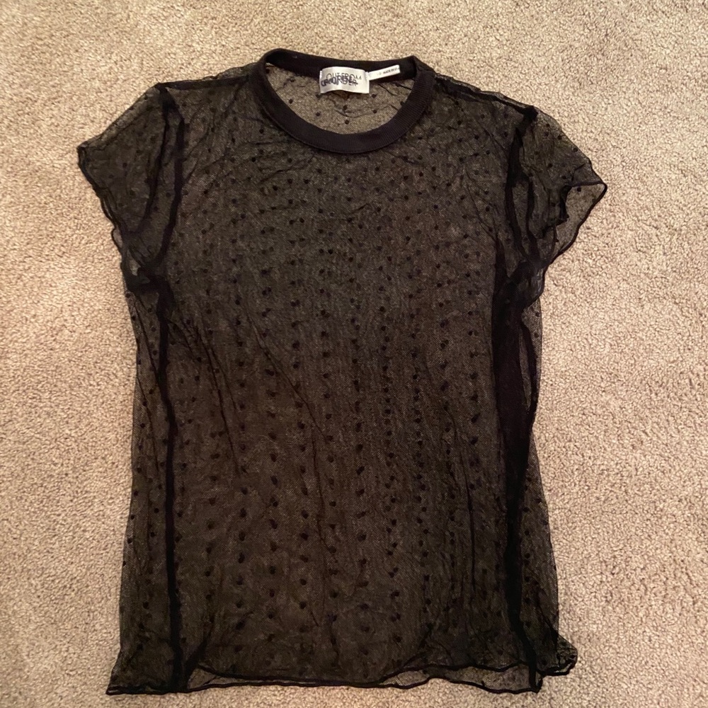 Mesh crop top